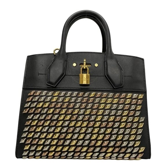 Auth LOUIS VUITTON City Steamer PM M51021 Noir City Steamer FO4135 Handbag - Picture 1 of 16